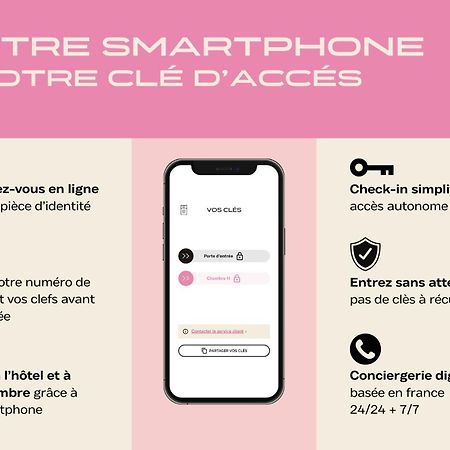 Hotel Gambettes - Entree Autonome, Reception En Ligne - Encore Mieux Limoges Luaran gambar